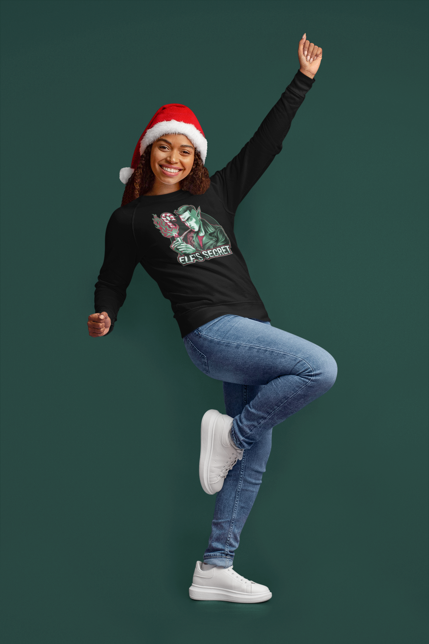 Elf's Secret Christmas Crewneck Sweatshirt